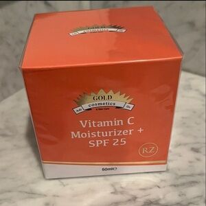 Gold Cosmetics Vitamin C Moisturizer + SPF 25 - Sealed - Unopened